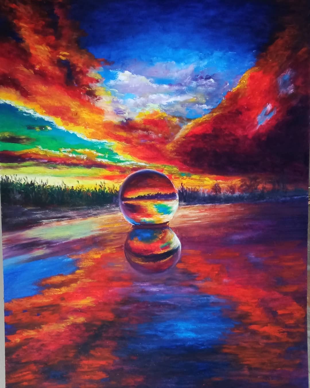 Atardecer en la esfera