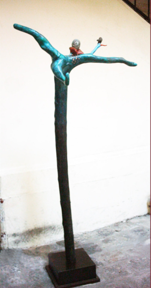 Ángel Animista, Escultura Eric Delmare, Paris