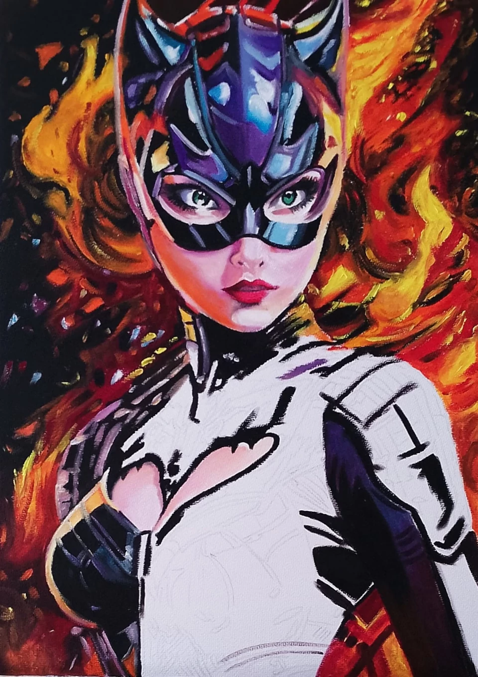cat woman en proceso