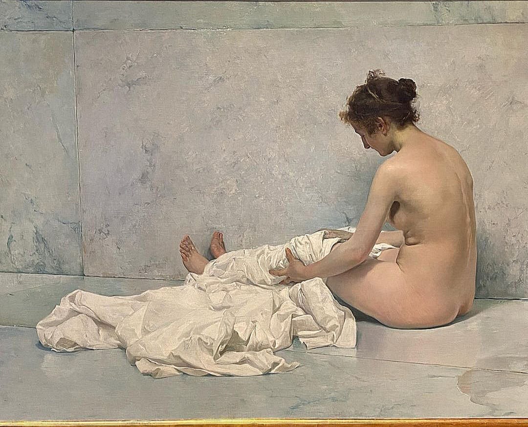 Despues del baño, Joaquin Sorolla Despues del baño, Joaquin Sorolla