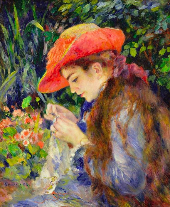 Marie Therese Durand Ruel Sewing