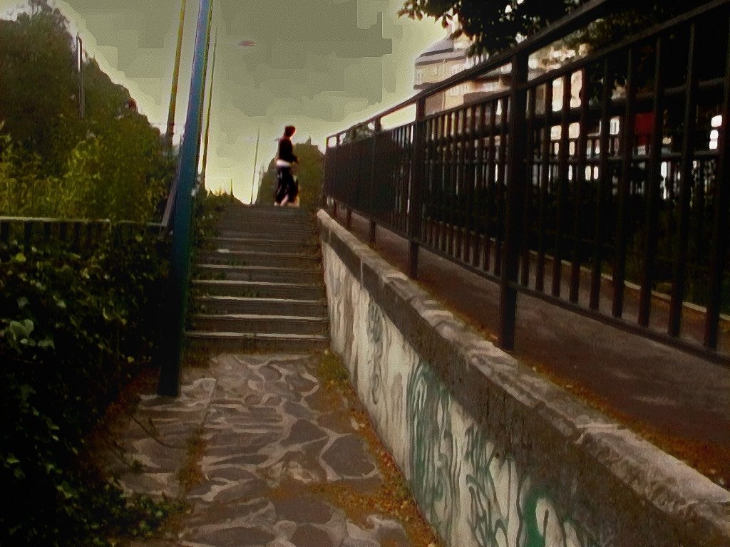 en el rio