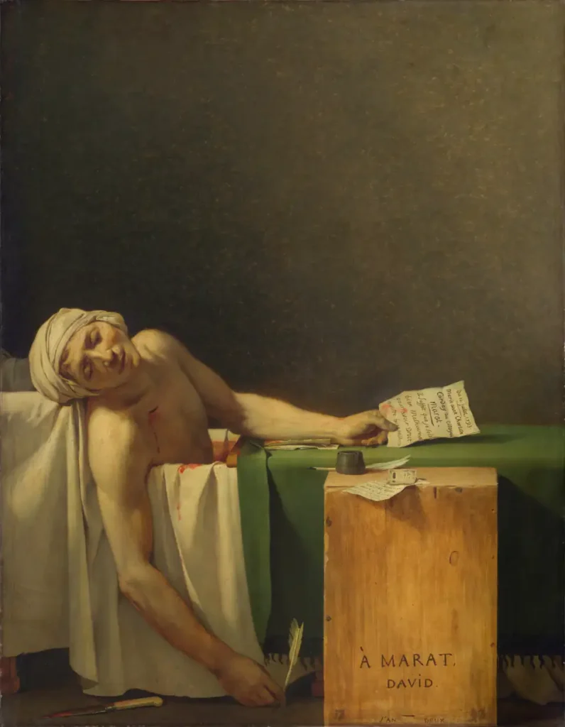 la muerte de marat